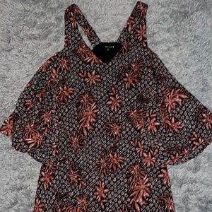 Heart Soul Floral Off the Shoulder Dress